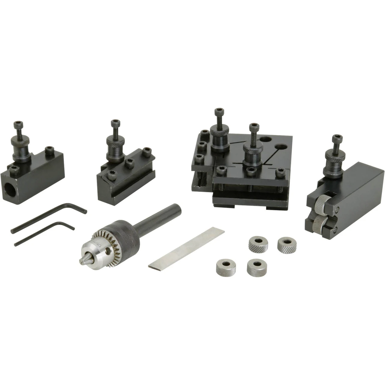 Grizzly Industrial Quick Change Tool Post Set - Mini (T10167)