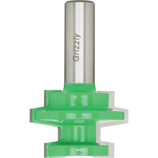 Grizzly Industrial Reversible Tongue & Groove Bit - Wedge, 1/2" Shank (C1244)