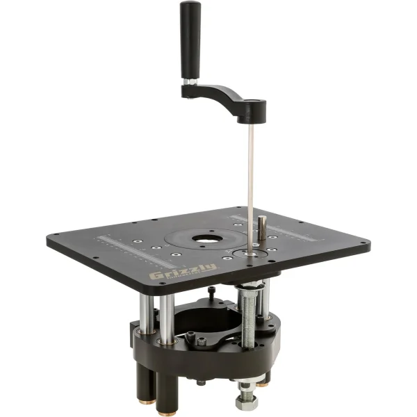 Grizzly Industrial Router Lift with 12" x 9" Table Insert (T31637)