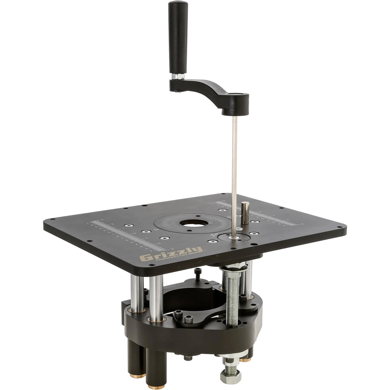 Grizzly Industrial Router Lift with 12" x 9" Table Insert (T31637)