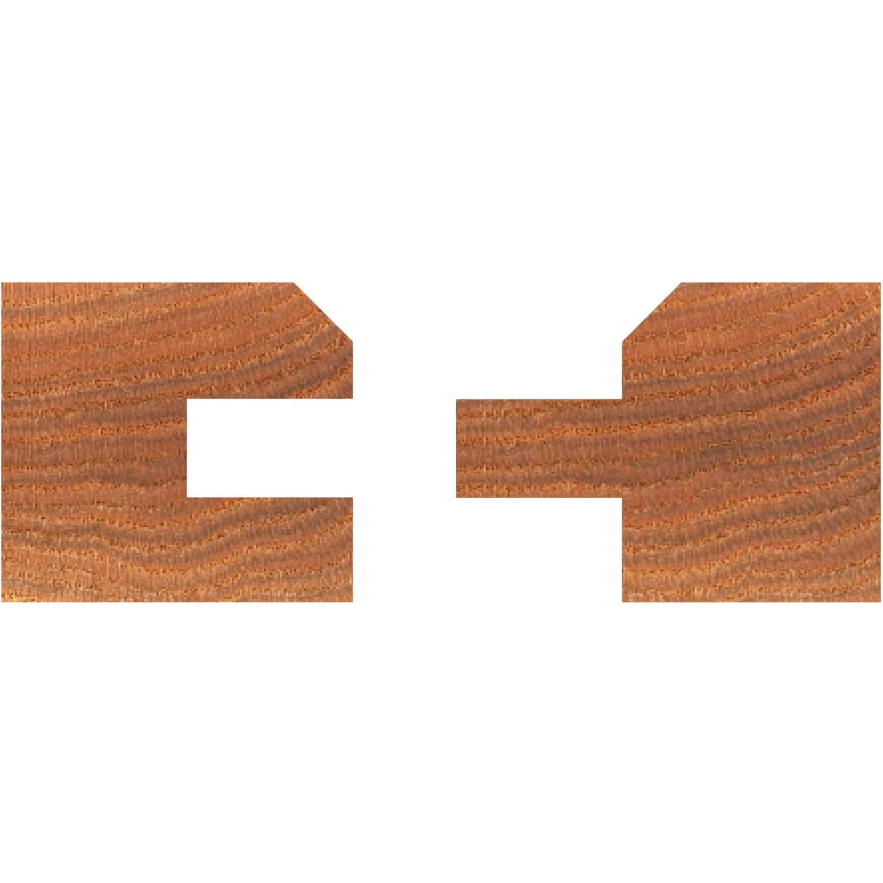 Grizzly Industrial Shaper Cutter - 1" V-Paneling Cutter Set, 3/4" Bore (C2123) — product image 4