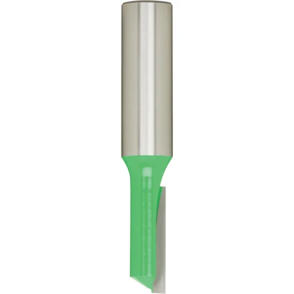 Grizzly Industrial Single Fluted Straight Bit, 1/2" Shank, 3/8" Diameter (C1515)