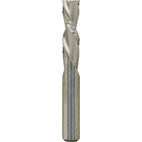 Grizzly Industrial Solid Carbide Spiral Downcut Bit, 1/4" Shank, 1/4" Dia. (C1696)