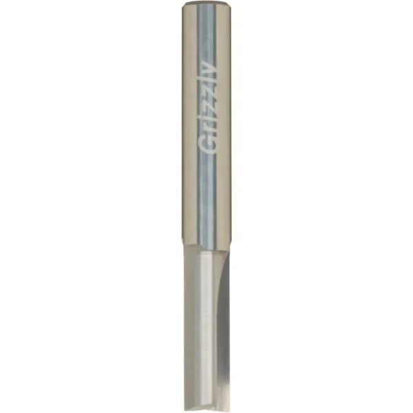 Grizzly Industrial Solid Carbide Straight Bit, 1/4" Shank (C1452)