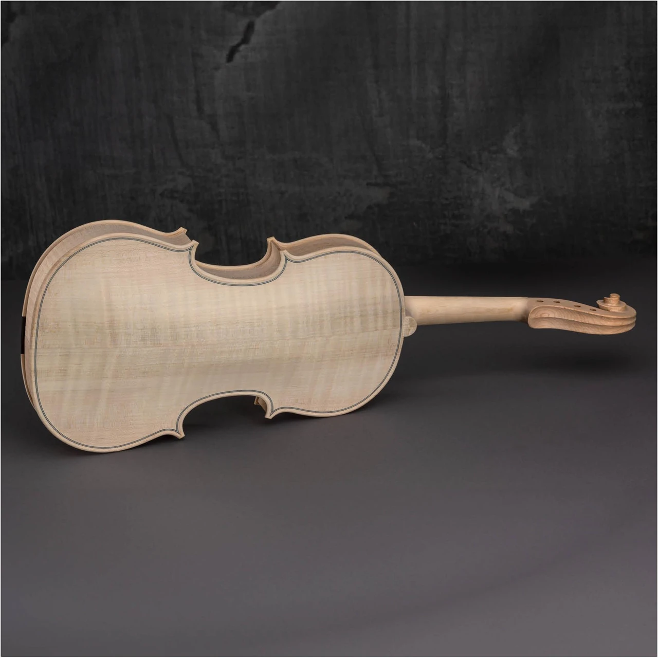 Grizzly Industrial Solid Fiddleback Maple with Spruce Front Violin Kit (T33957) — product image 3