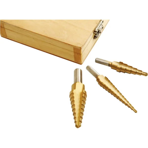 Grizzly Industrial Step Drill 3 Pc. Set (H8196)