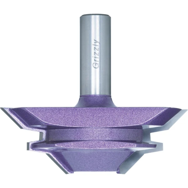 Grizzly Industrial Super-Duty Corner Lock Miter Bit, 1/2" Shank (C1331Z)