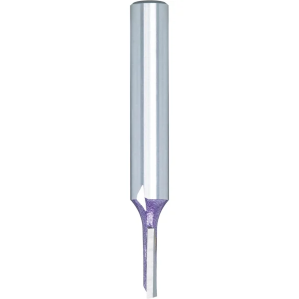 Grizzly Industrial Super-Duty Single Fluted Straight Bit - 1/4" Shank (C1460Z, C1462Z, C1463Z)