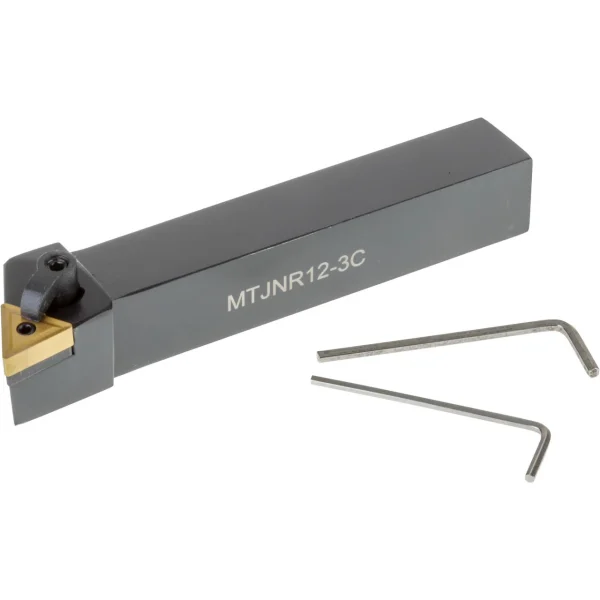 Grizzly Industrial Turning Tool Holder MTJNR 3/4" x 4-1/2", 3-Deg. Cutting Angle, RH (T10837)