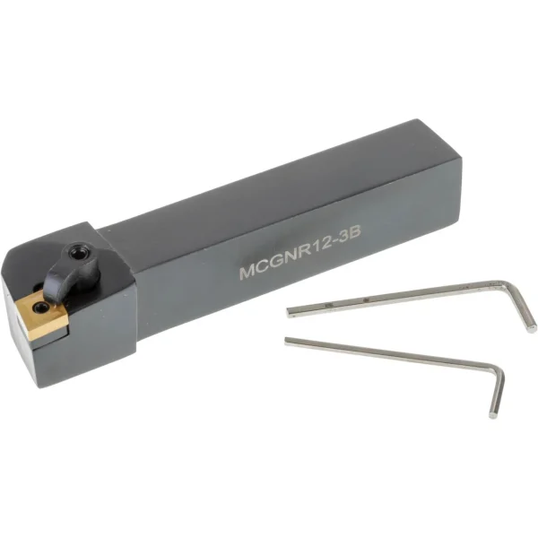 Grizzly Industrial Turning Toolholder MCGNR, 0-Deg. Cutting Angle, RH (T10857, T10858)