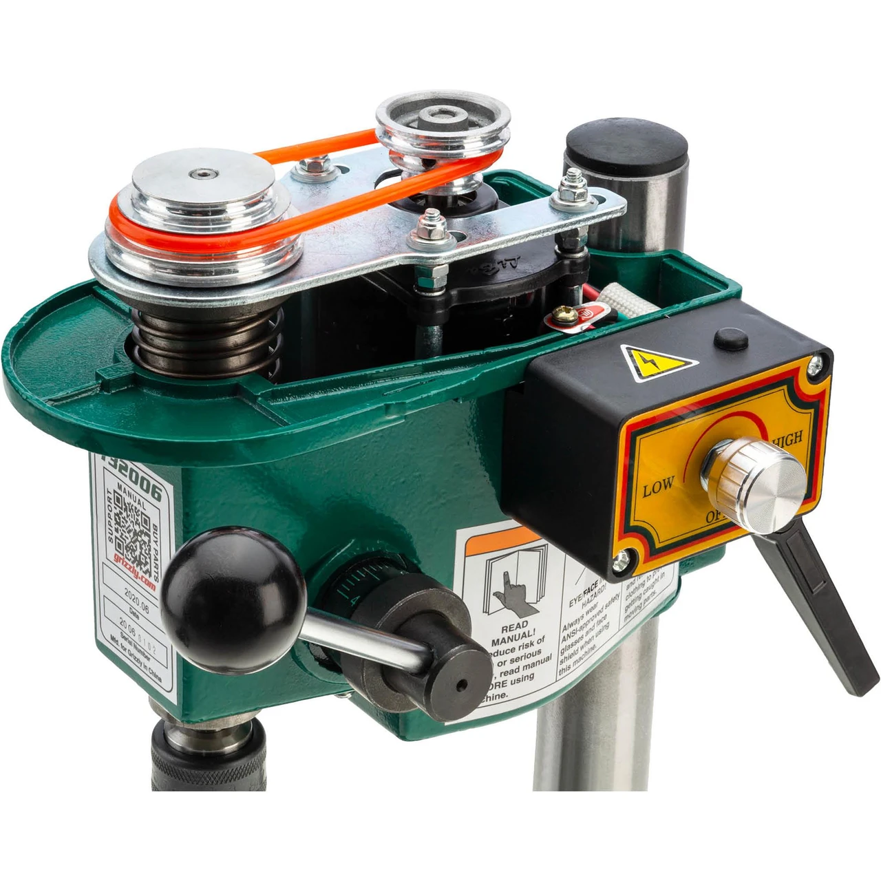 Grizzly Industrial Variable-Speed Mini Benchtop Drill Press (T32006) — product image 4