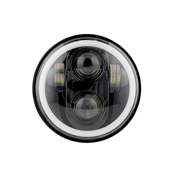 Haizer USA 5.75" Black Round Projector LED Headlight (HZR-575R-B)