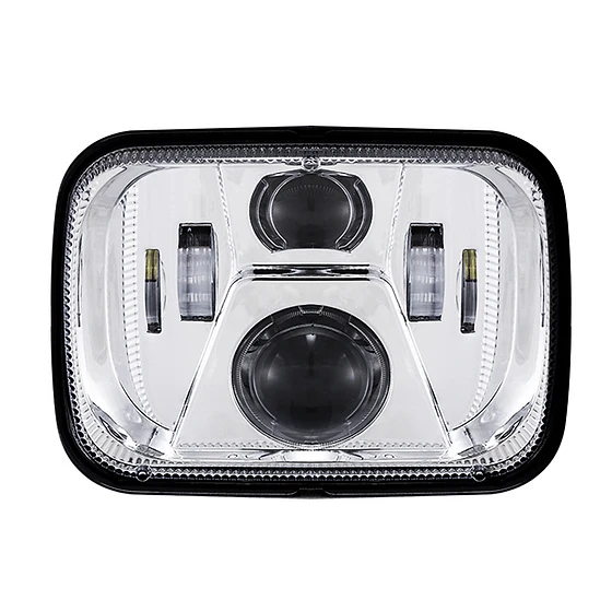 Haizer USA 5"x7" Chrome Projector LED Headlight (HZR-5786)
