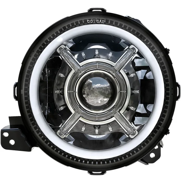 Haizer USA 9" JL Series LED Headlight w/DRL & Turn Sign. (HZR-JL-9XRS)