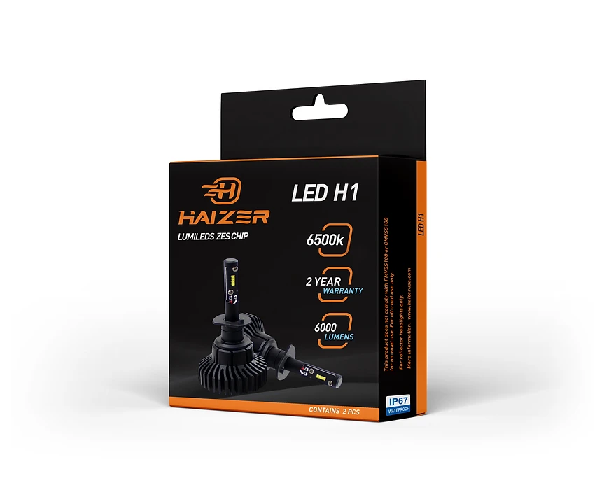 Haizer USA H1 Platinum Series LED Headlight Bulb (HZR2-LED H1)