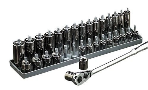 Hansen Global 1/2" Drive Metric - 2 Row Socket Tray (1202)