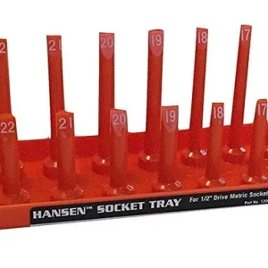 Hansen Global 1/2" Metric Orange Socket Holder (1206)