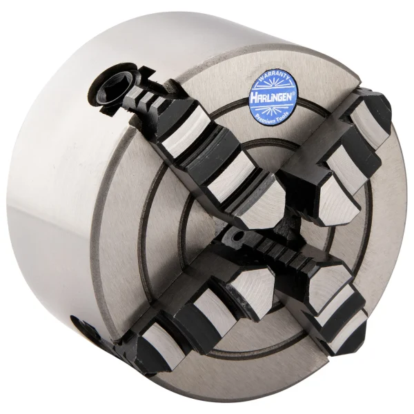 HARLINGEN 3" 4-JAW INDEPENDENT LATHE CHUCK PLAIN BACK (9713-1101)