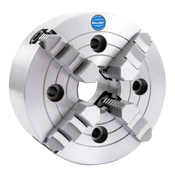 HARLINGEN 8" 4-JAW INDEPENDENT LATHE CHUCK PLAIN BACK (9713-1105)