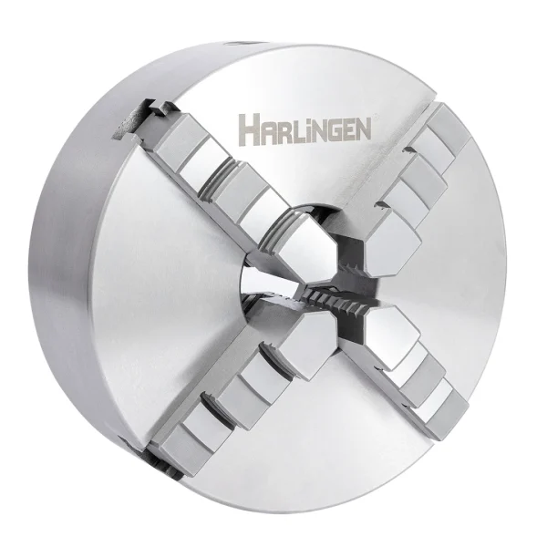 HARLINGEN 3" 4-JAW SELF-CENTER LATHE CHUCK PLAIN BACK (9713-2110)