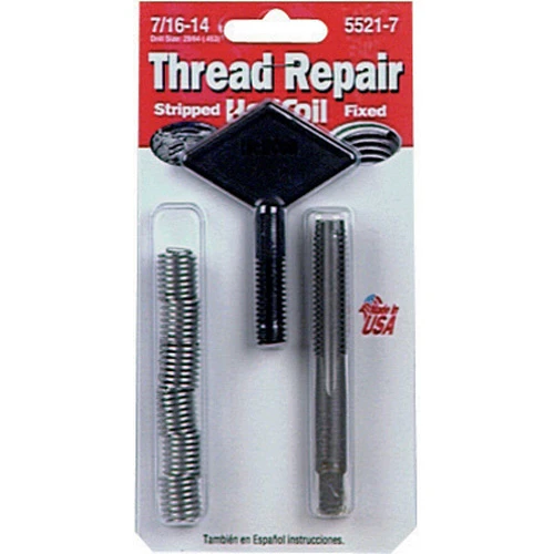 Helicoil Thread Repair Kit, 7/16" x 14 NC (5521-7)