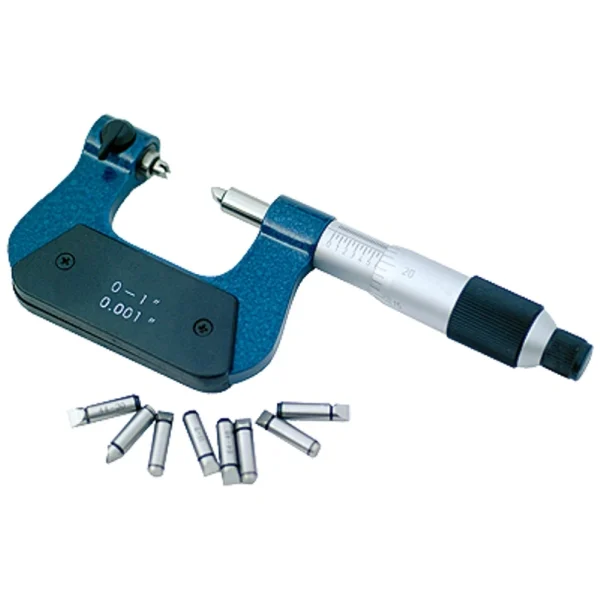 HHIP 0-1" / 0.001" SCREW THREAD MICROMETER KIT (4200-0226)