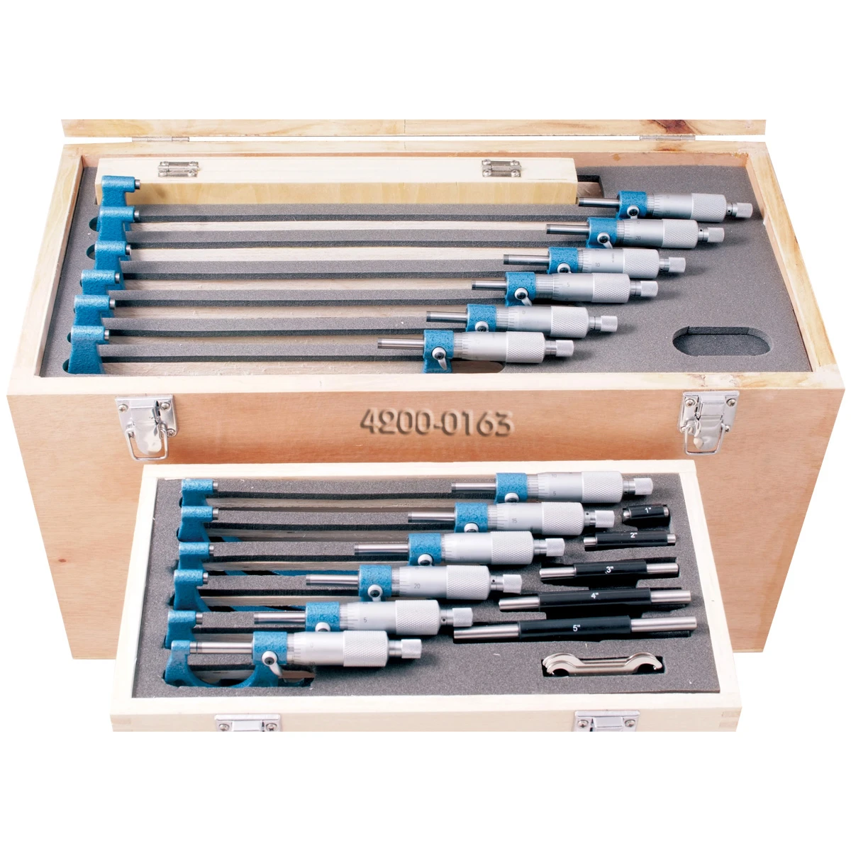 HHIP 0-12" 12 PIECE C-TYPE MICROMETER SET (4200-0163) — product image 2