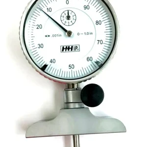 HHIP 0-22" DIAL DEPTH GAGE SET WITH 2-1/2" BASE (4500-0004)