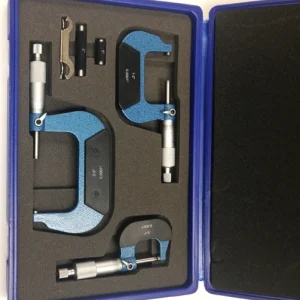HHIP 0-3" 3 PIECE PRECISION OUTSIDE MICROMETER SET (4200-0010)