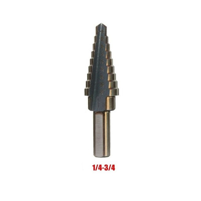 HHIP 1/4-3/4" HIGH SPEED STEEL STEP DRILL WITH 9 STEPS (5000-0015)