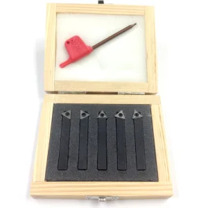 HHIP 1/4" 5 PIECE INDEXABLE CARBIDE TURNING TOOL SET (2003-0001)