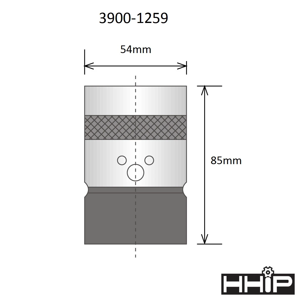 HHIP 1/8-5/8" JT3 TC TYPE MULTI FUNCTION TAPPING HEAD (3900-1259) — product image 2