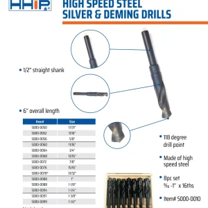 HHIP 11/16" SILVER & DEMMING DRILL (5000-0060)