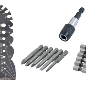 HHIP 14 PC HSS 3-IN-1 TAP/DRILL KIT & 7-IN-1 MULTI-PURPOSE GAGE (9999-0042)