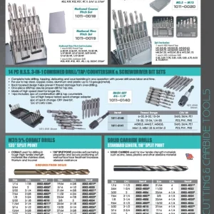 HHIP 20 PIECE #61-80 HIGH SPEED STEEL WIRE GAGE DRILL SET (5001-1020)