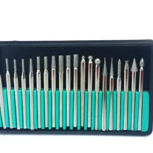 HHIP 20 PIECE DIAMOND PIN SET WITH 1/8" SHANK (3000-0049)