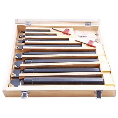HHIP 27 PIECE TPBN INDEXABLE BORING BAR SET (1001-0727)