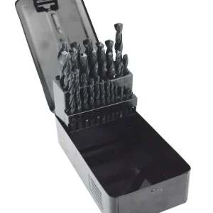 HHIP 29 PIECE BLACK OXIDE HSS DRILL SET 1/16-1/2" BY 64THS (5000-0002)