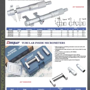 HHIP 4-20" 6 PIECE INSIDE MICROMETER SET (4200-0332)