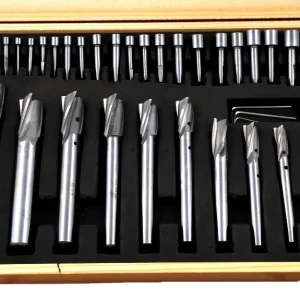 HHIP 40 PIECE 1/4-1" HSS STRAIGHT-SHANK 3 FLUTE COUNTERBORE SET (2007-0041)