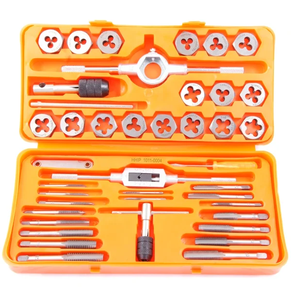 HHIP 41 PIECE #4-1/2" TAP & DIE SET WITH HEXAGON SHAPED DIES (1011-0004)