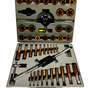 HHIP 45 PIECE 1/4-1" TIN COATED TAP & DIE SET (1011-0003)
