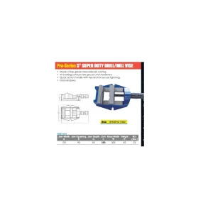 HHIP 5" SUPER DUTY MILL/DRILL VISE (3900-0180)