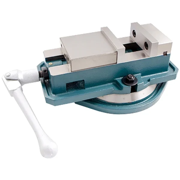 HHIP 5" ULTRA SERIES ANGLE TIGHT POSITIVE LOCK MILL VISE ON SWIVEL BASE (3900-2205)