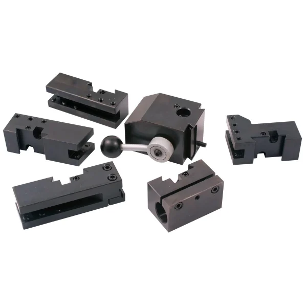 HHIP 6 PIECE KDK STYLE-0 QUICK CHANGE TOOL POST & HOLDER SET (3900-5424)