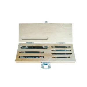 HHIP 7 PIECE 2B THREAD PLUG GAGE GO-NOGO SET WITH HANDLE (4101-0260)