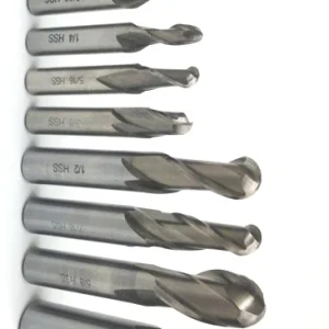 HHIP 9 PIECE 2 FLUTE BALL NOSE END MILL SET (8001-0009)