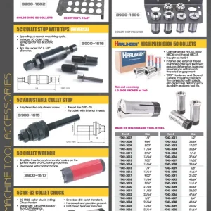 HHIP 9 PIECE 5C 4-20 BY 2MM COLLET SET (3903-0012)