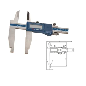 HHIP DASQUA 0-300MM/0-12" IP54 DIGITAL CALIPER WITH UPPER JAW (2710-1105)