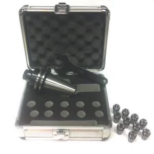 HHIP ER-16 CAT 40 V-FLANGE SPRING COLLET CHUCK SET (3900-4016)